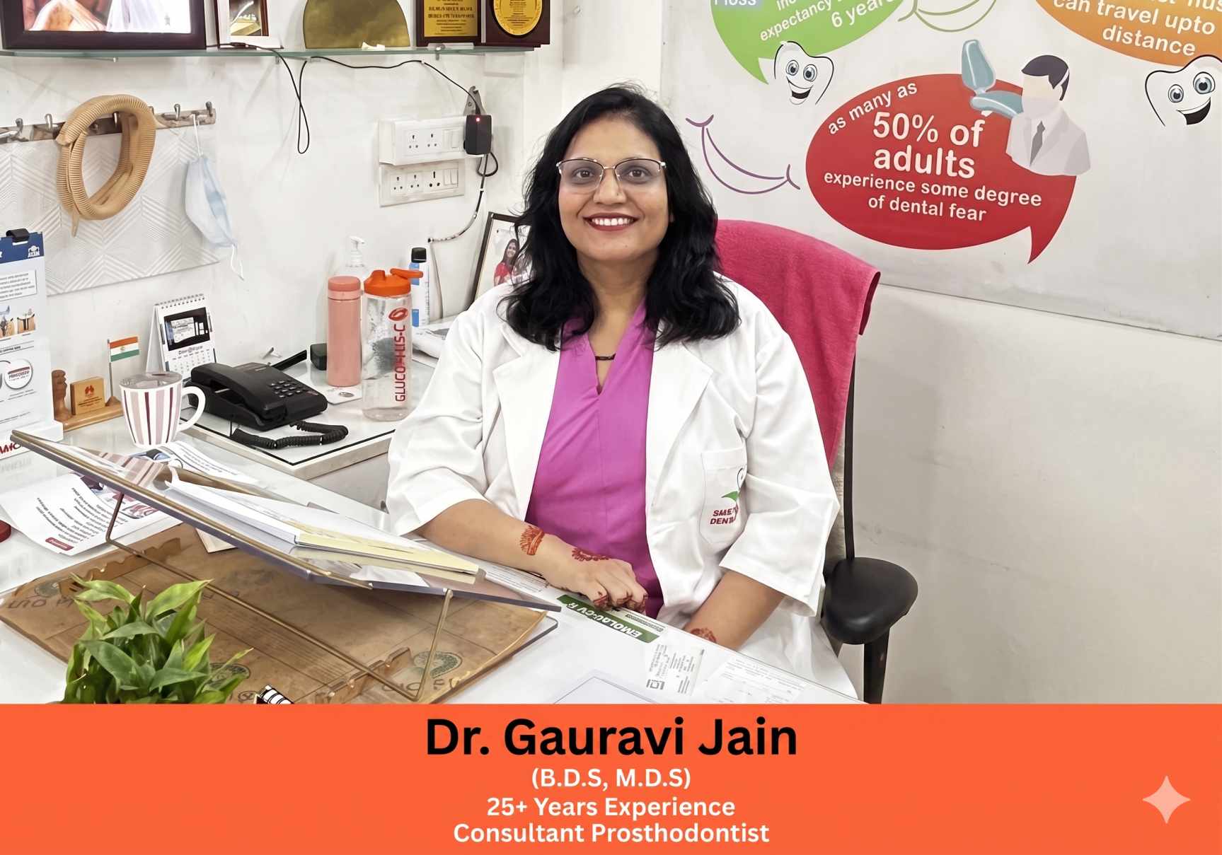 Dr. Gauravi Jain — Bhopal's Trusted Cosmetic Dentist